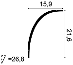 Потолочный бордюр C990 INFINITY