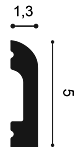 Гибкий молдинг SX182F CASCADE