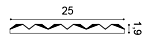 Рифленая стеновая панель W112 RIDGE