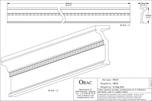 Orac Luxxus P4010 молдинг