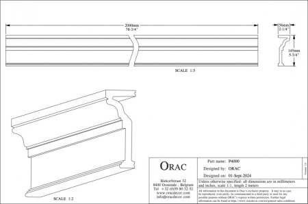Orac Luxxus P4000 молдинг